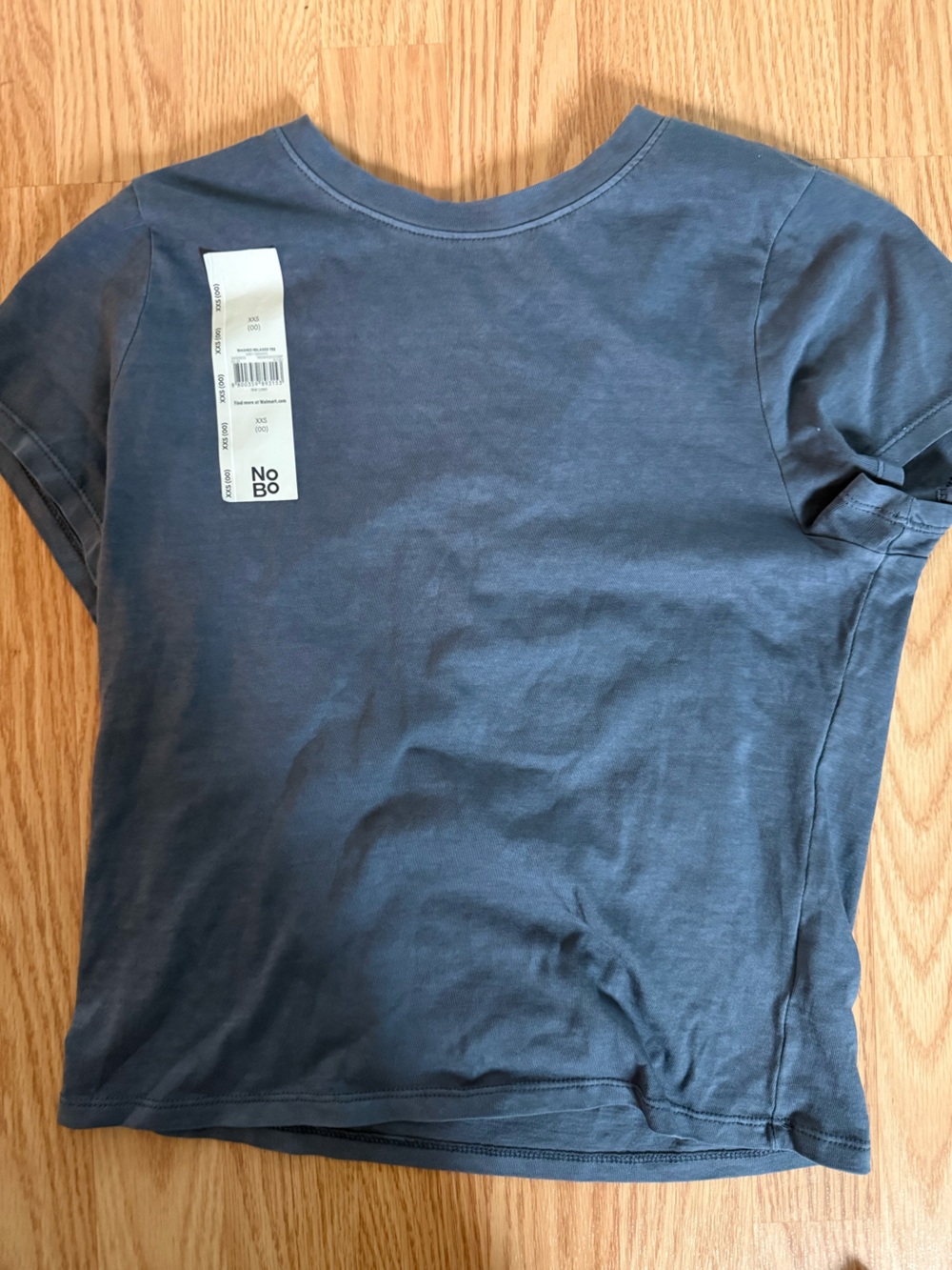 No Boundaries Short Sleeve Crew Tee in Slate Blue